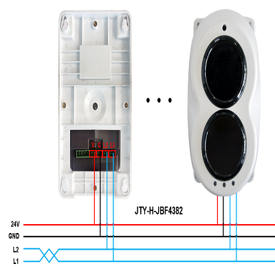 JBF4382线型光束探测器安装调试说明